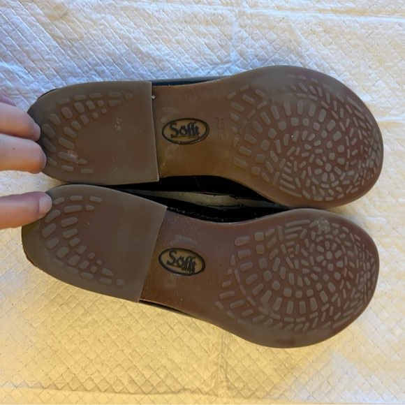 SOFFT Napoli Patent Leather Loafers Size 7M Black Classic and Elegant - Picture 3 of 12